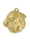 American Bulldog - keyring (gold plating) - 871 - 30107