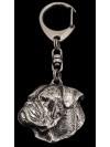 American Bulldog - keyring (silver plate) - 1824 - 12296