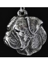 American Bulldog - necklace (silver plate) - 2978 - 30890