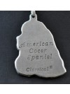 American Cocker Spaniel - necklace (silver cord) - 3165 - 32537