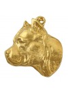 American Staffordshire Terrier - keyring (gold plating) - 830 - 25146
