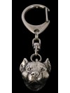 American Staffordshire Terrier - keyring (silver plate) - 1755 - 11263