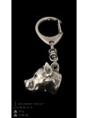 American Staffordshire Terrier - keyring (silver plate) - 1755 - 11267