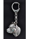 American Staffordshire Terrier - keyring (silver plate) - 1788 - 11779