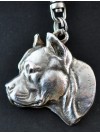 American Staffordshire Terrier - keyring (silver plate) - 1788 - 11780