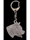 American Staffordshire Terrier - keyring (silver plate) - 1943 - 14591