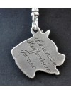 American Staffordshire Terrier - keyring (silver plate) - 2129 - 19410