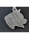 American Staffordshire Terrier - necklace (silver chain) - 3279 - 33542
