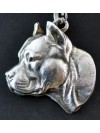 American Staffordshire Terrier - necklace (silver cord) - 3187 - 32623