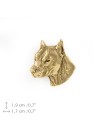 American Staffordshire Terrier - pin (gold) - 1506 - 7508