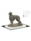 Barzoï Russian Wolfhound - figurine (bronze) - 4596 - 41400