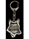 Basenji - keyring (silver plate) - 2795 - 29702