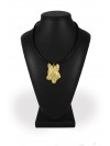 Basenji - necklace (gold plating) - 3061 - 31593