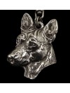 Basenji - necklace (silver chain) - 3352 - 33981