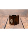 Basset Hound - candlestick (wood) - 3896 - 37380