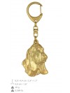 Basset Hound - keyring (gold plating) - 2450 - 27203