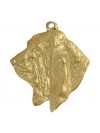 Basset Hound - keyring (gold plating) - 2847 - 30249
