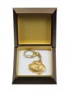 Basset Hound - keyring (gold plating) - 2867 - 30528