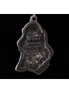 Basset Hound - keyring (silver plate) - 2041 - 16935