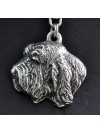 Basset Hound - keyring (silver plate) - 2168 - 20386