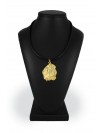 Basset Hound - necklace (gold plating) - 2521 - 27579
