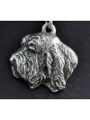 Basset Hound - necklace (silver cord) - 3198 - 32667