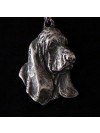 Basset Hound - necklace (silver cord) - 3256 - 32906