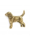 Beagle - pin (gold) - 1491 - 7429