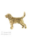 Beagle - pin (gold) - 1491 - 7432