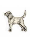 Beagle - pin (silver plate) - 458 - 25940