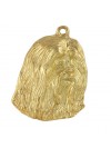 Bearded Collie - keyring (gold plating) - 797 - 29976