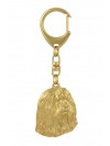 Bearded Collie - keyring (gold plating) - 797 - 29980