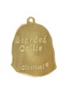 Bearded Collie - necklace (gold plating) - 3032 - 31476