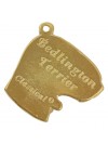 Bedlington Terrier - necklace (gold plating) - 2498 - 27485