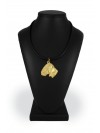 Bedlington Terrier - necklace (gold plating) - 2498 - 27486