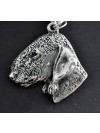 Bedlington Terrier - necklace (silver chain) - 3322 - 33800