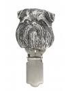 Belgium Griffon - clip (silver plate) - 2563 - 27953