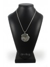 Belgium Griffon - necklace (silver chain) - 3298 - 34338