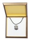 Belgium Griffon - necklace (silver plate) - 3018 - 31153