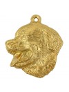Bernese Mountain Dog - keyring (gold plating) - 2446 - 27186