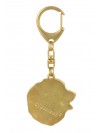 Bernese Mountain Dog - keyring (gold plating) - 2852 - 30279