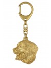 Bernese Mountain Dog - keyring (gold plating) - 885 - 25291