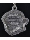 Bernese Mountain Dog - necklace (silver chain) - 3361 - 34036