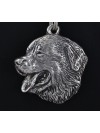 Bernese Mountain Dog - necklace (silver cord) - 3239 - 32832