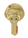 Bichon Frise - clip (gold plating) - 1026 - 26670