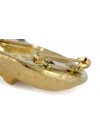 Bichon Frise - clip (gold plating) - 1026 - 26675