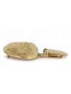 Bichon Frise - clip (gold plating) - 2600 - 28318