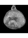 Bichon Frise - keyring (silver plate) - 1859 - 12768
