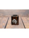 Black Russian Terrier - candlestick (wood) - 3962 - 37712
