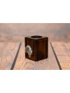Black Russian Terrier - candlestick (wood) - 3962 - 37713